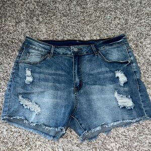 Blue Jean Shorts